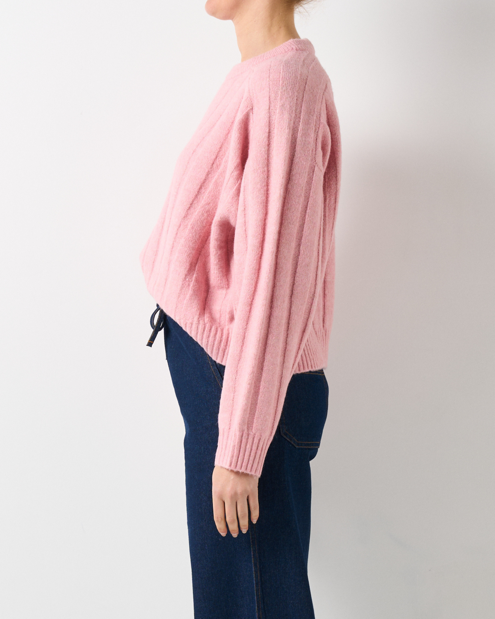 Seville Rib Jumper - Pink