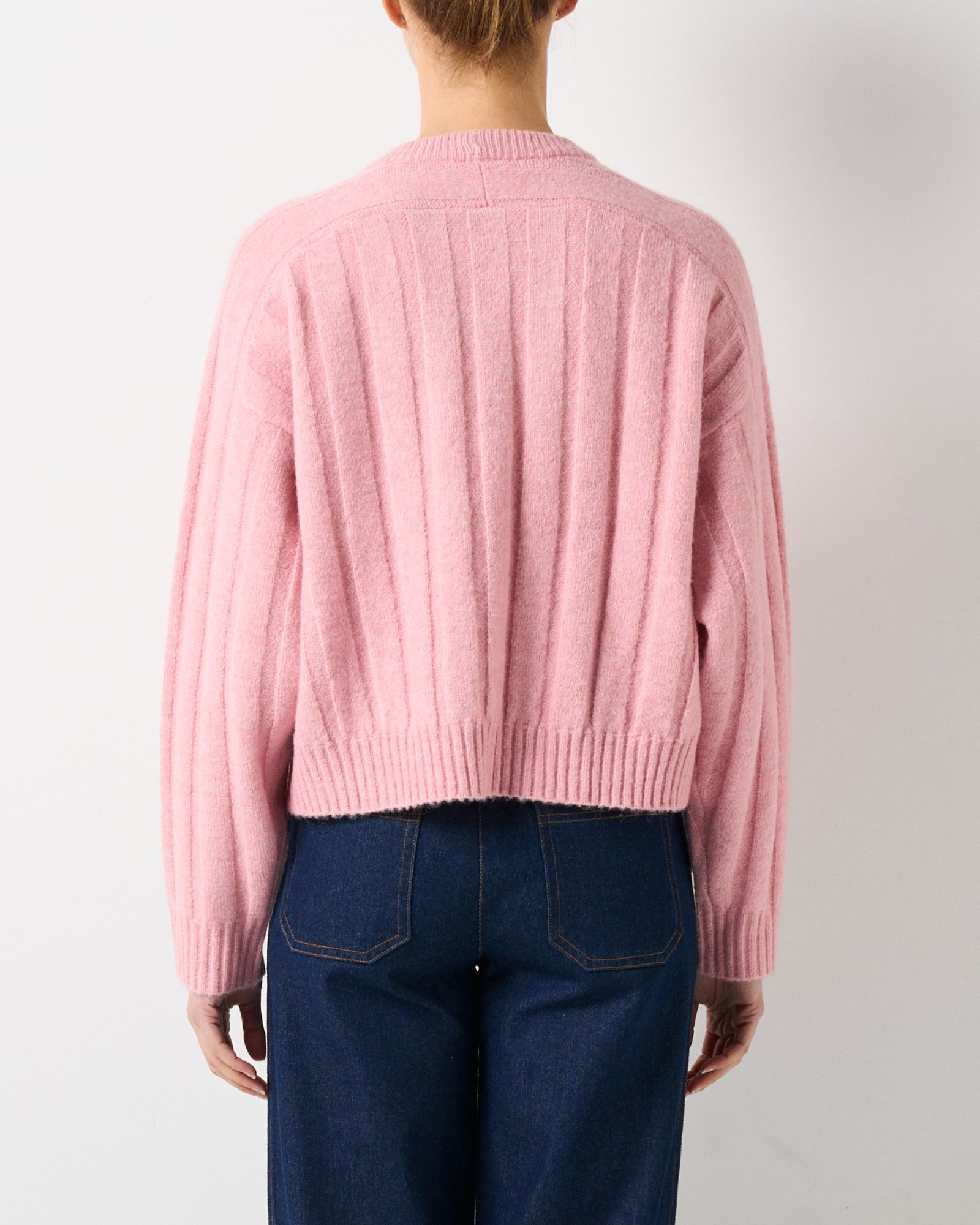 Seville Rib Jumper - Pink