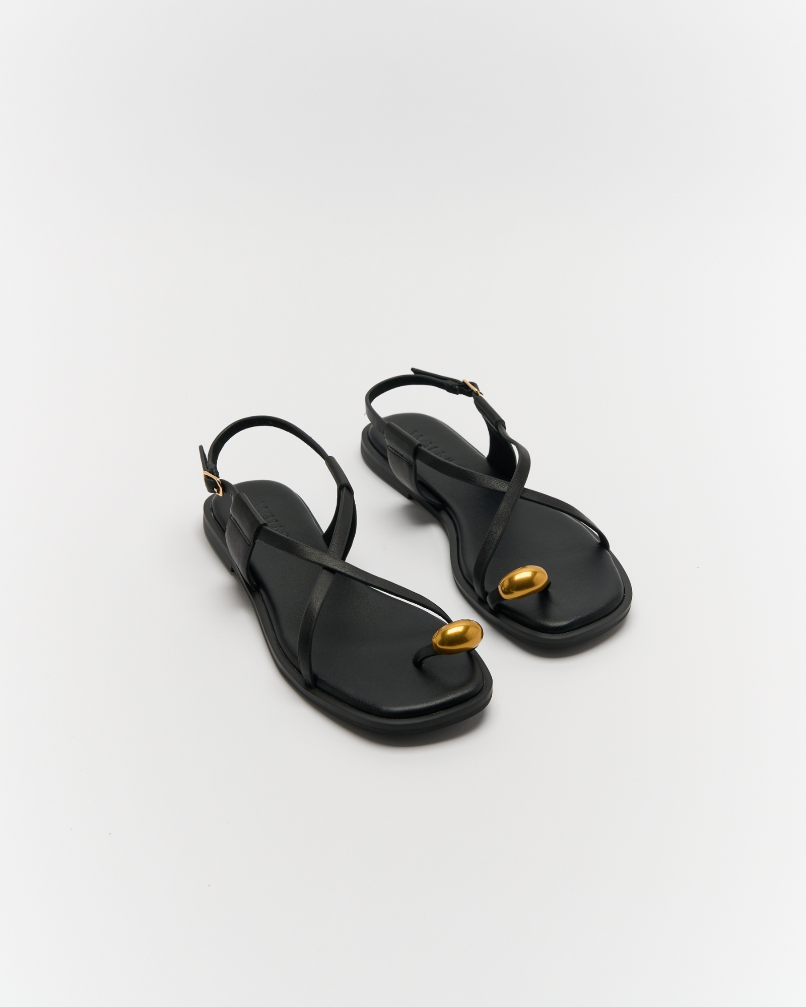 Eliana Leather Sandal - Black *Pre Order*