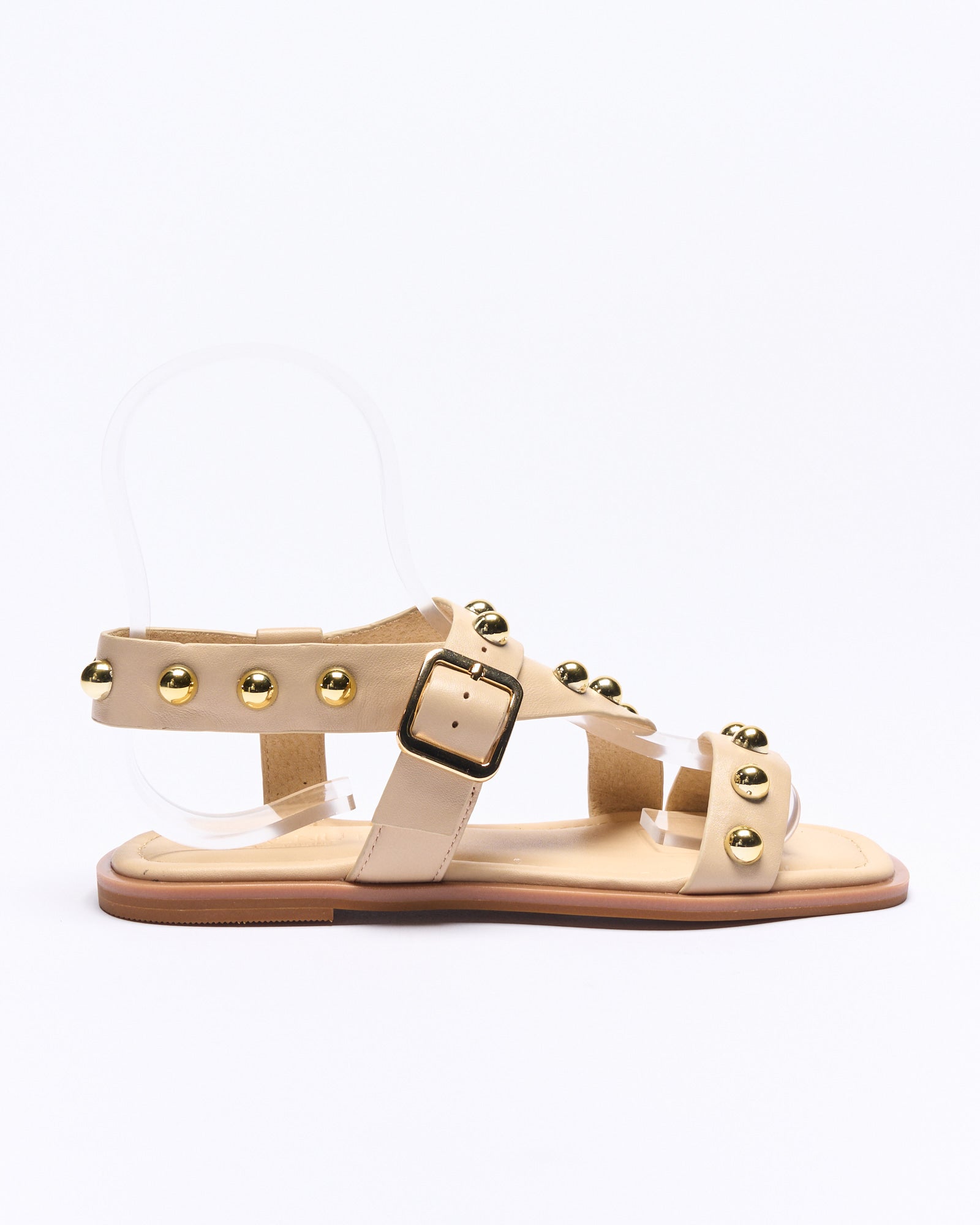 Reid Leather Sandal - Vanilla