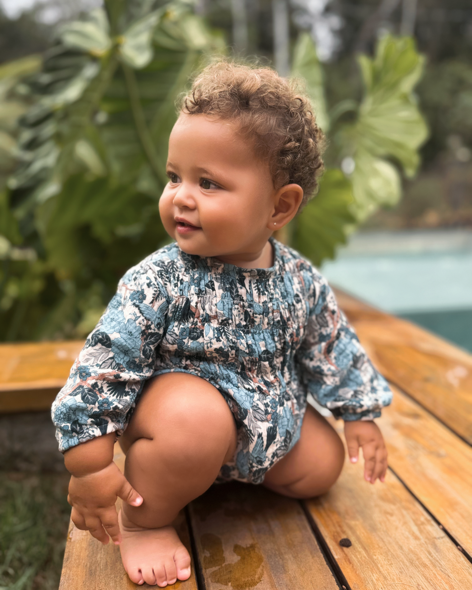 Bluebird Romper - Bluebird