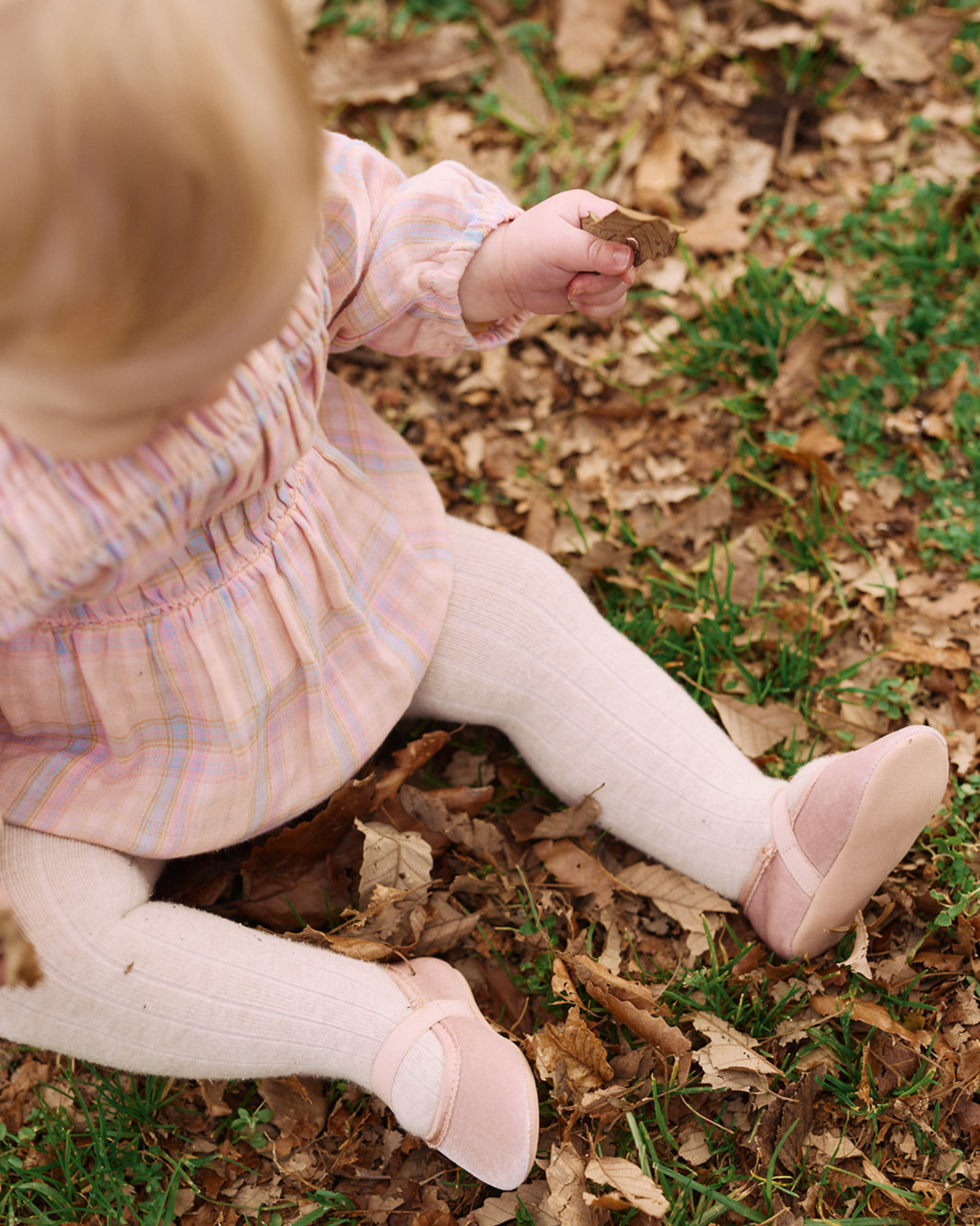 Bluebird Romper - Pink Check