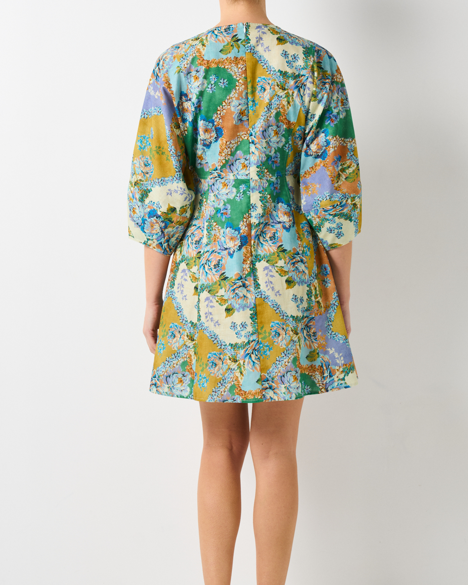 Rivoli Dress - Peony Patchwork