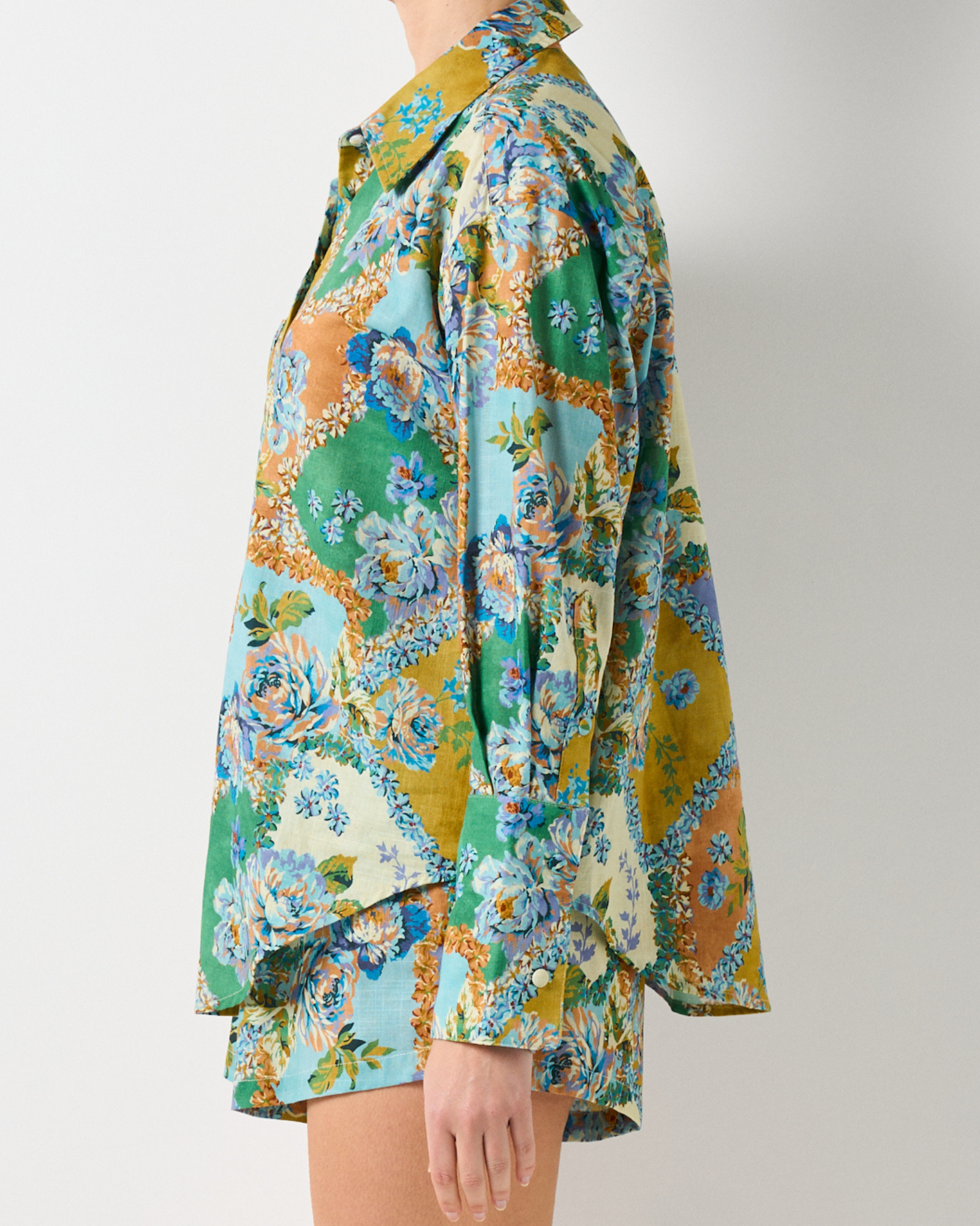 Ritz Shirt - Peony Patchwork