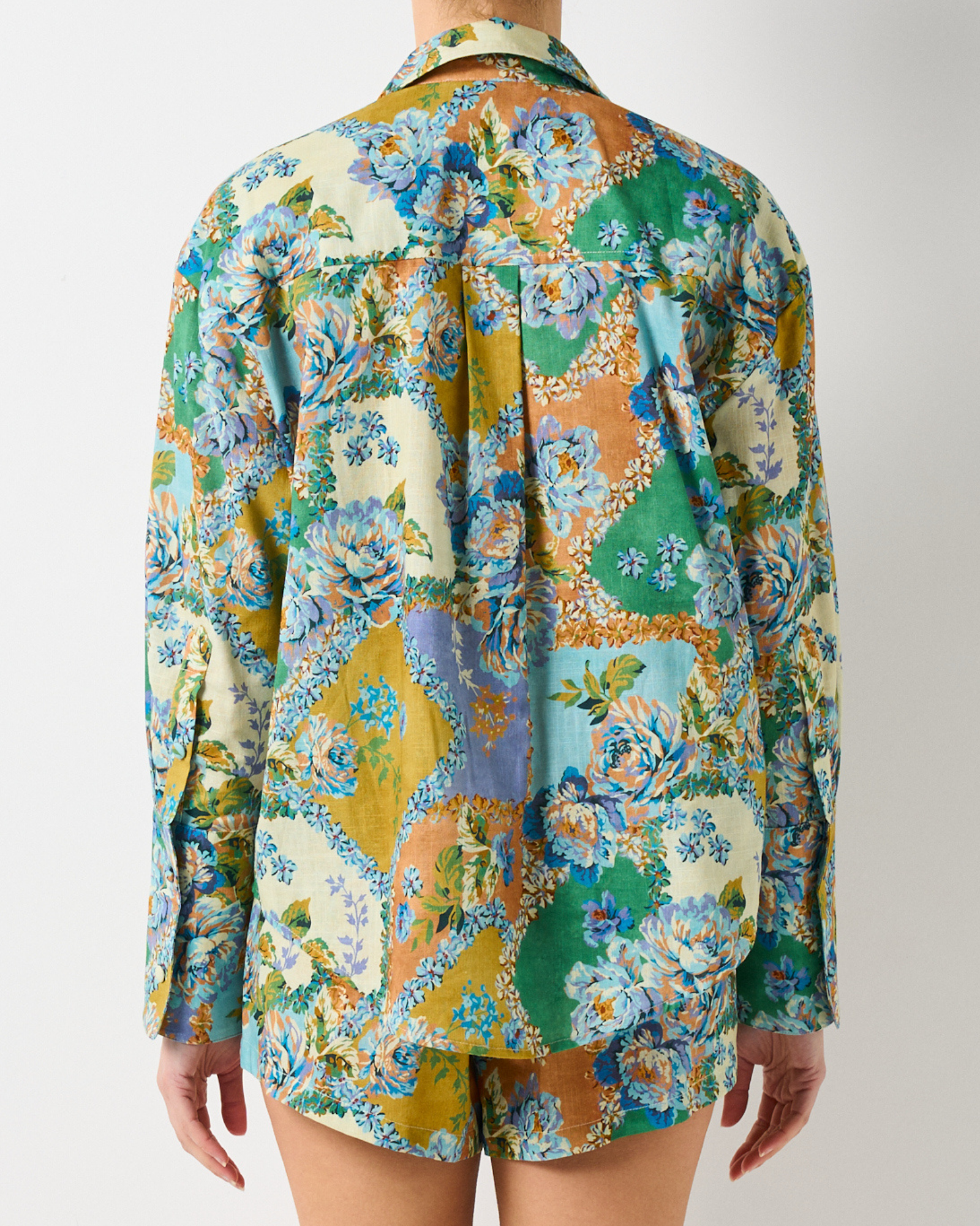 Ritz Shirt - Peony Patchwork