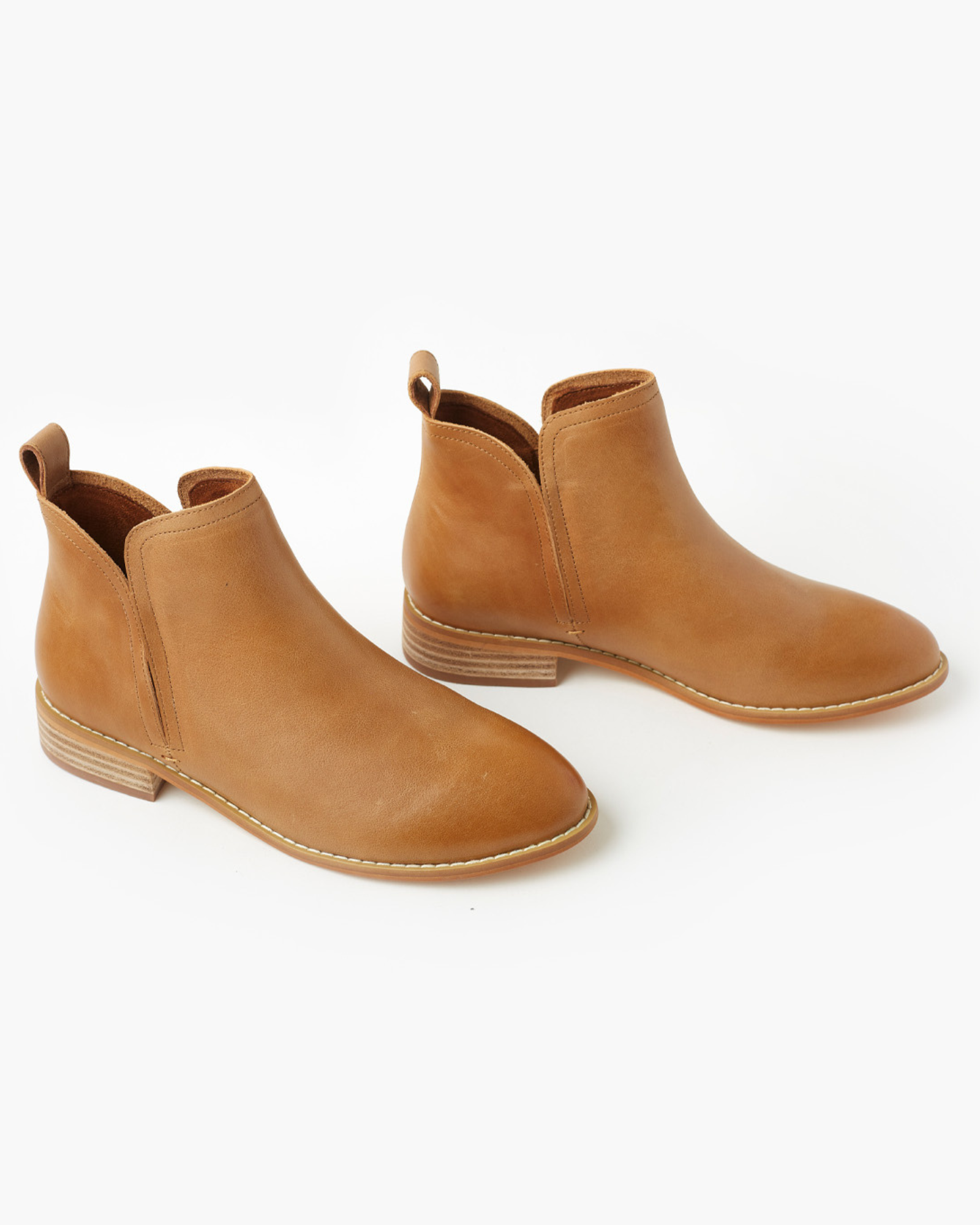 Douglas Leather Boot - Tan