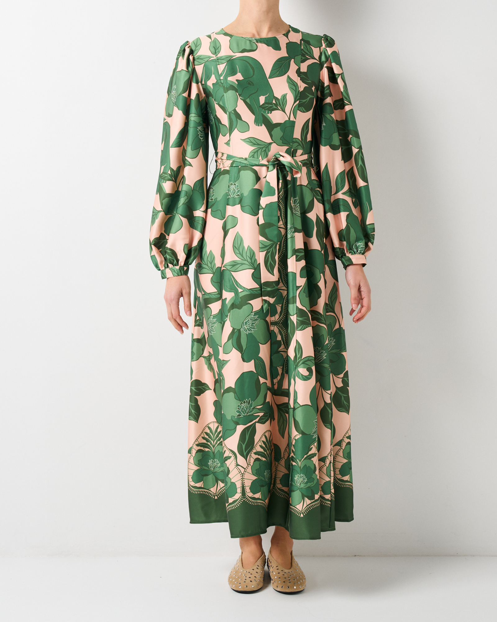 Paris Dress - Jaguar Jungle