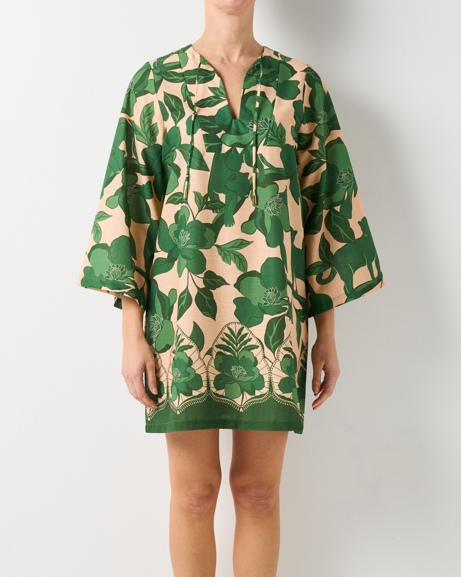 Anguilla Dress - Jaguar Jungle