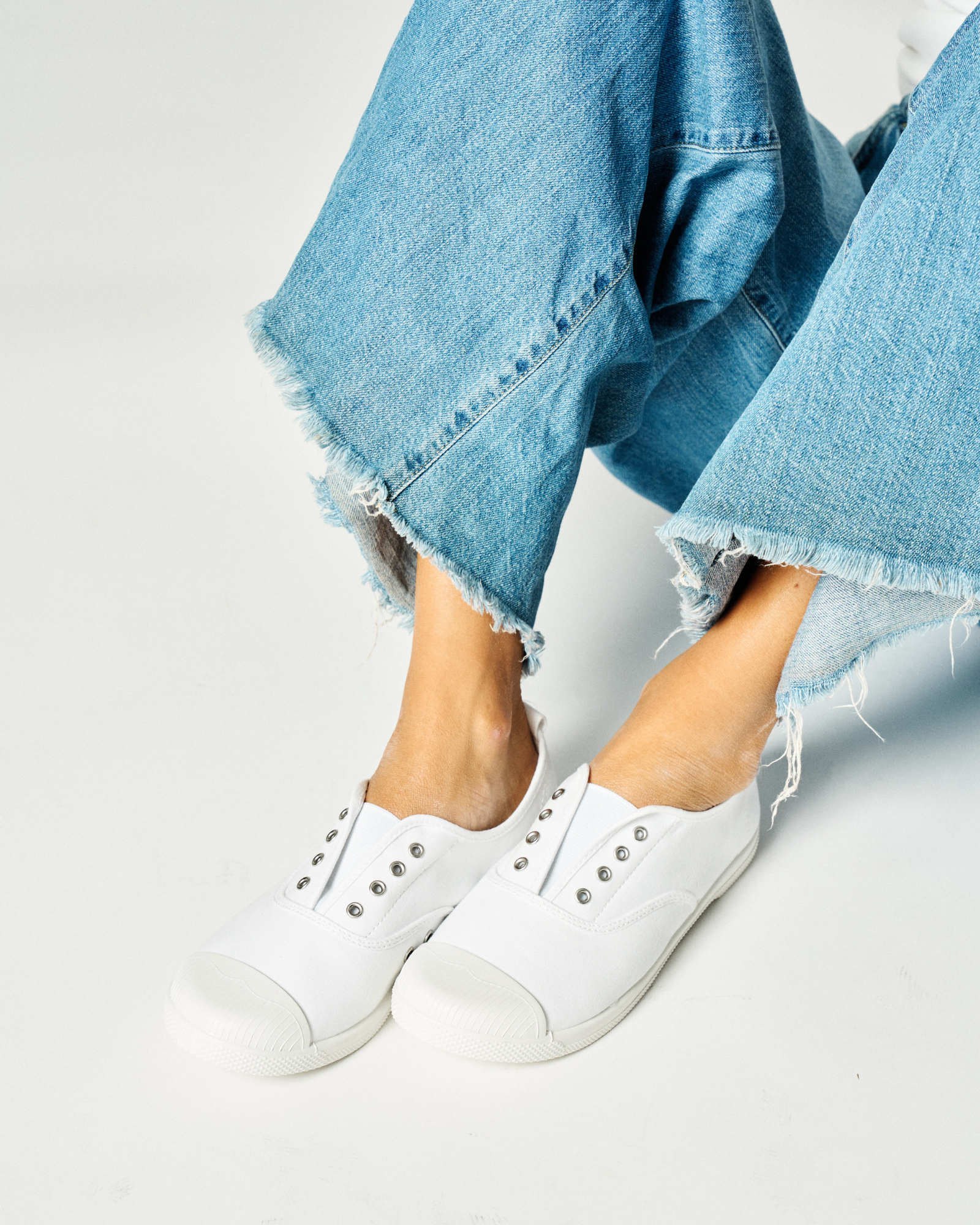 Euro Canvas Plimsole - White