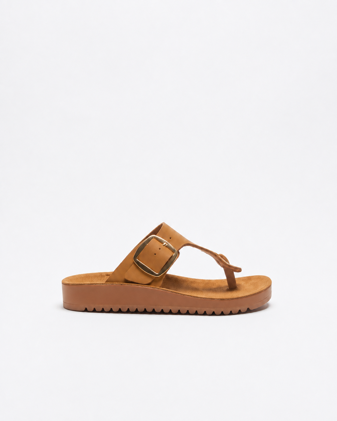 Santi Leather Thong - Tan