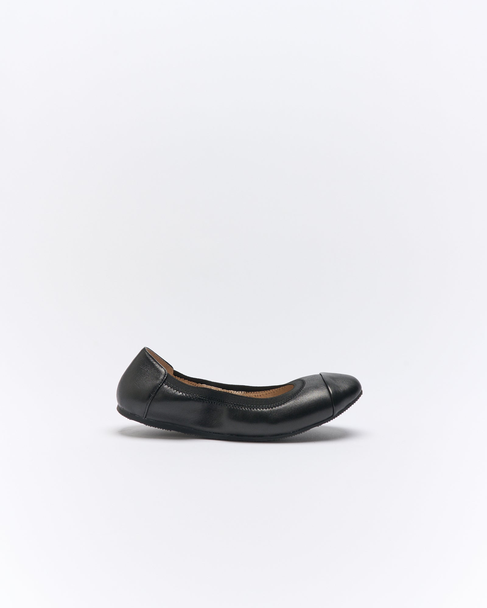 Ava Leather Ballet Flat Black Women's Ballet Walnut Melbourne