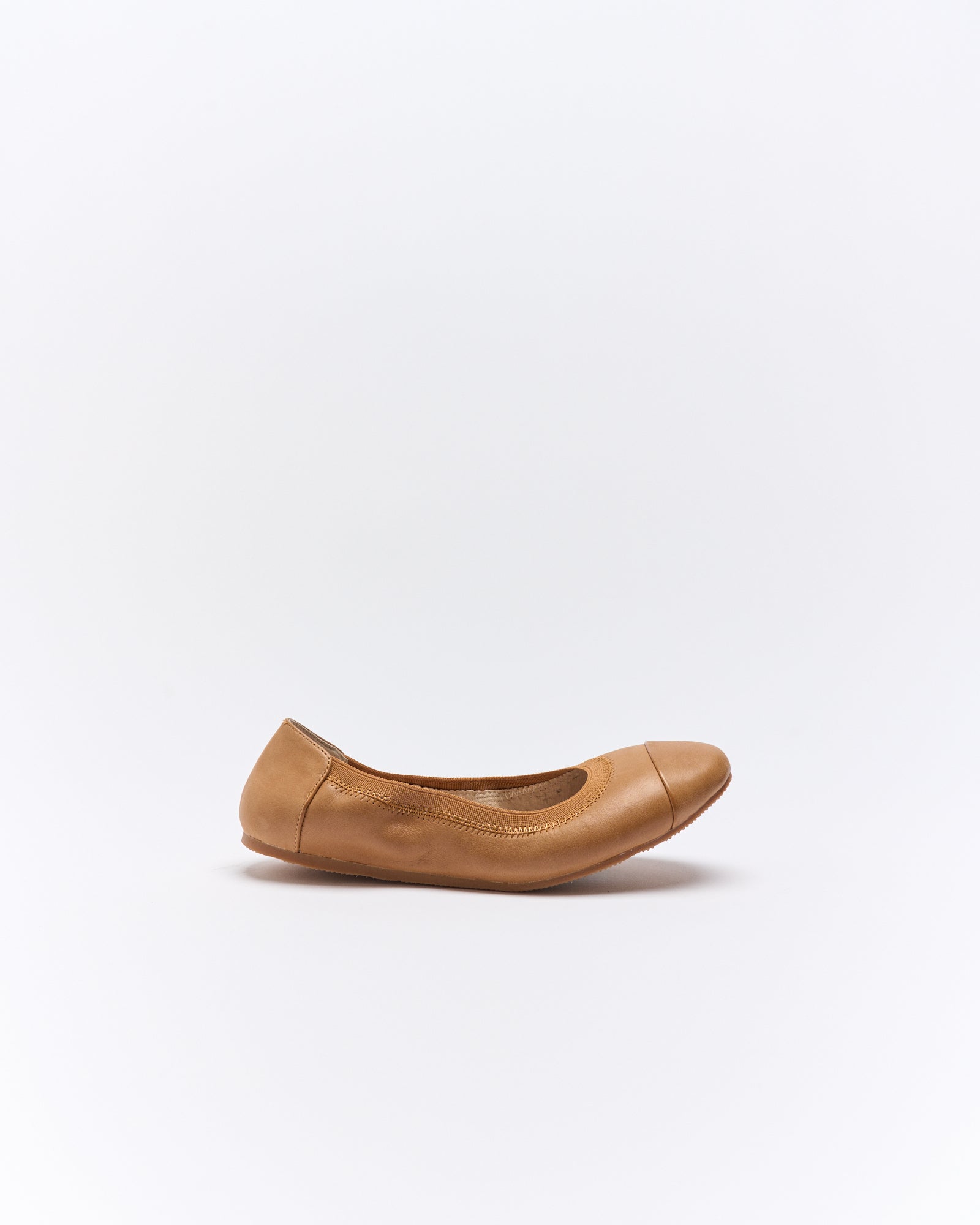 Ava Leather Ballet Flat Tan Women's Ballet Walnut Melbourne
