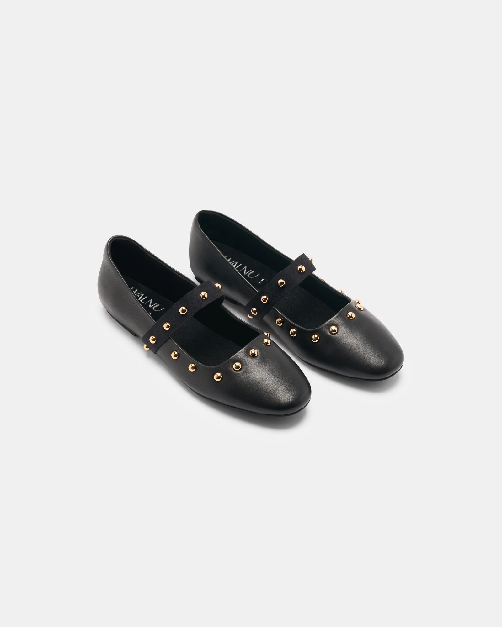 Blakely Leather Flat - Black