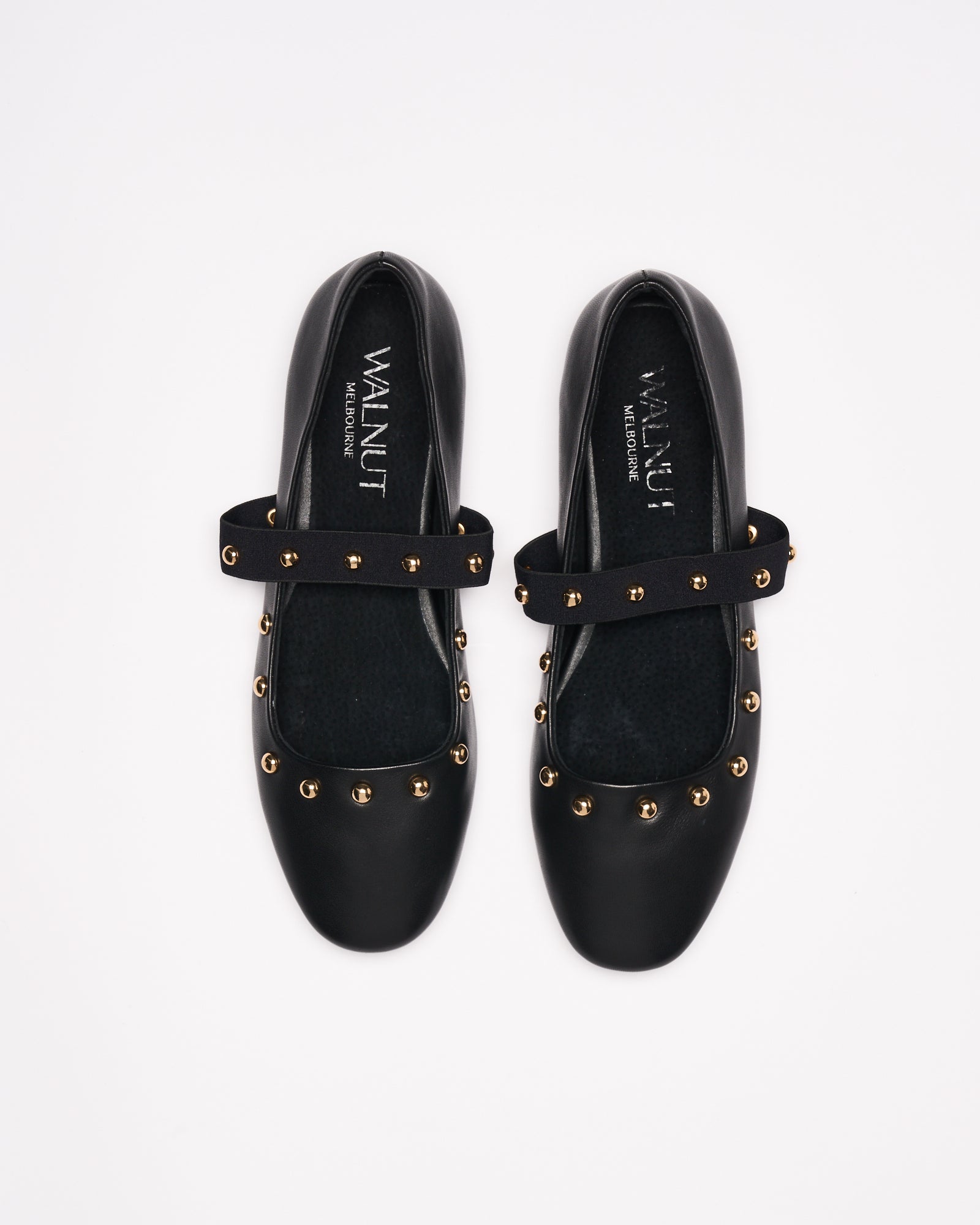Blakely Leather Flat - Black