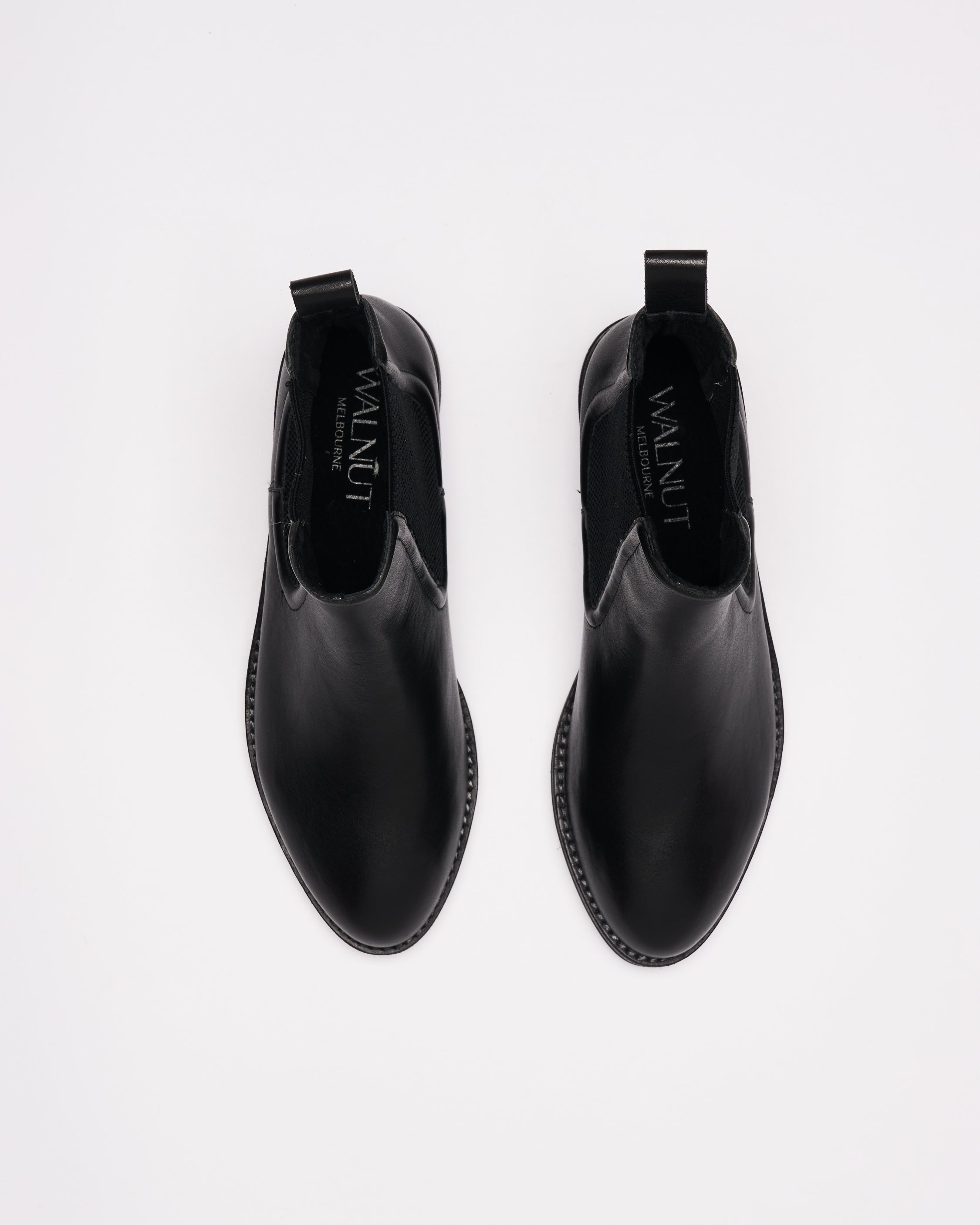 Cora Leather Boot - Black