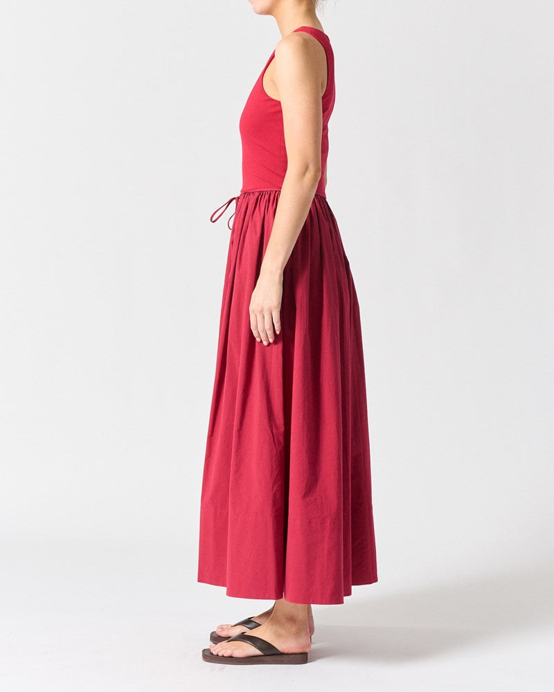 Corsica Dress - Crimson