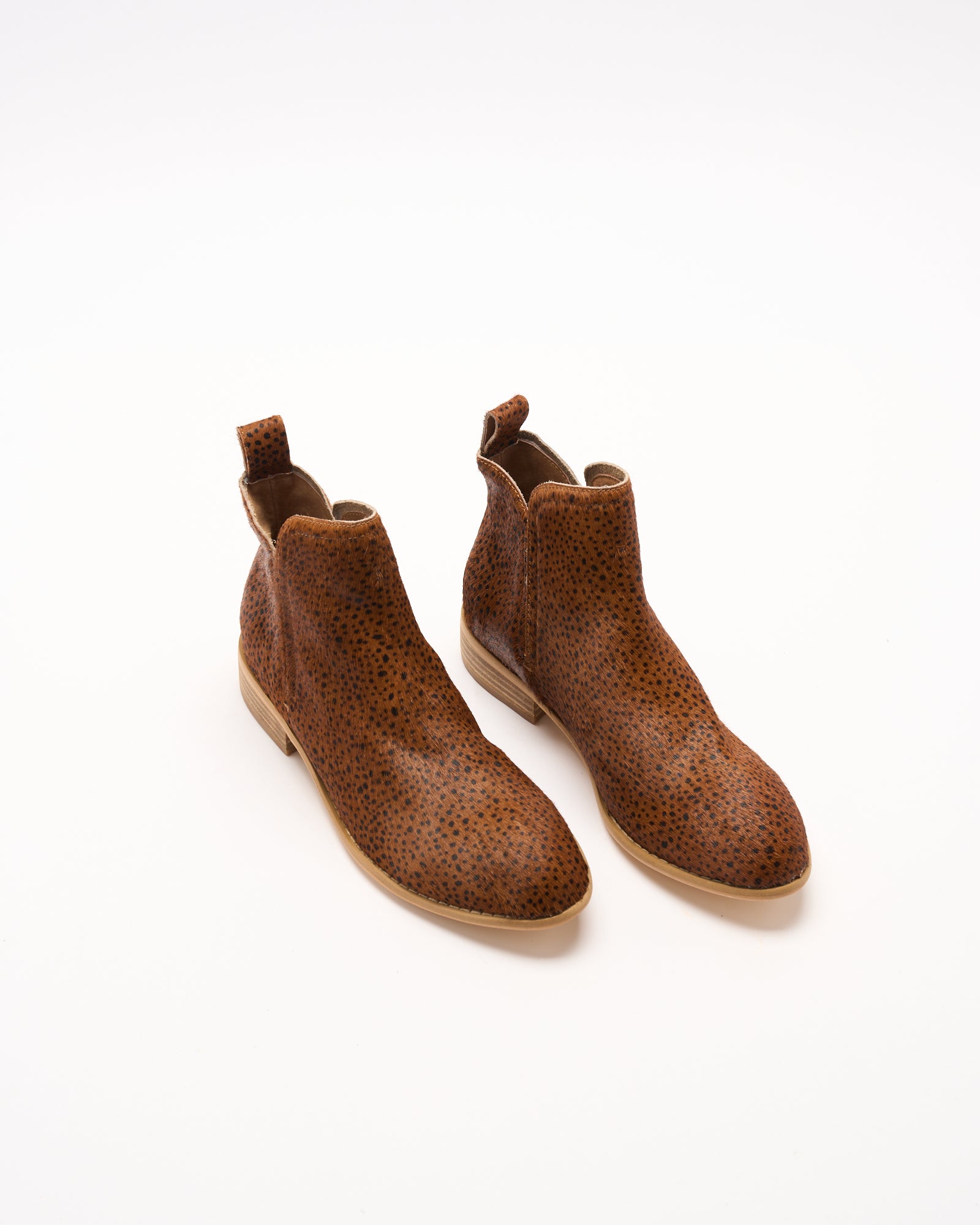 Douglas Leather Boot - Leopard Spot