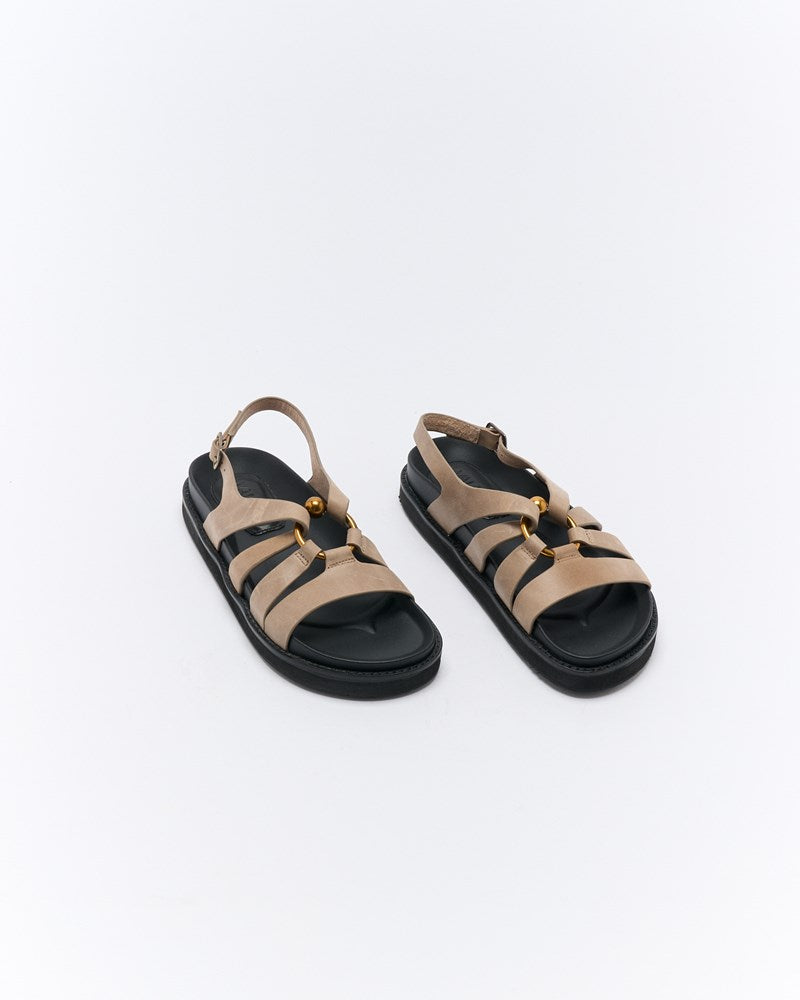 Dulce Leather Sandal - Mushroom