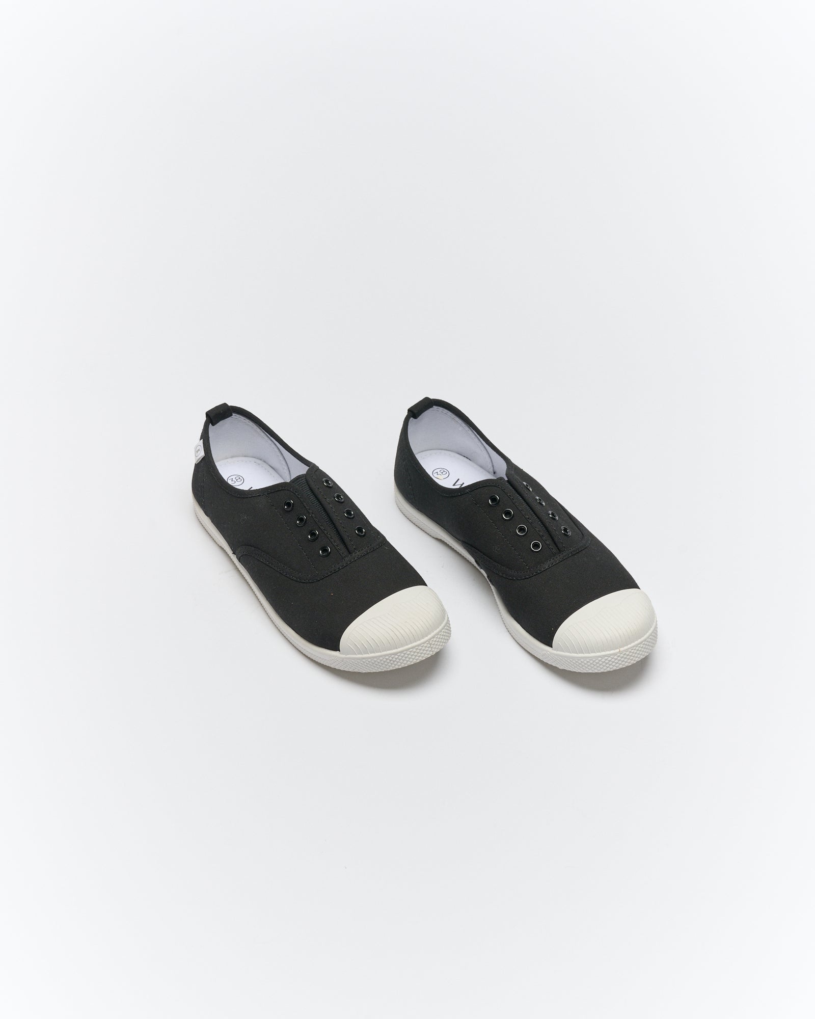 Euro Canvas Plimsole - Black