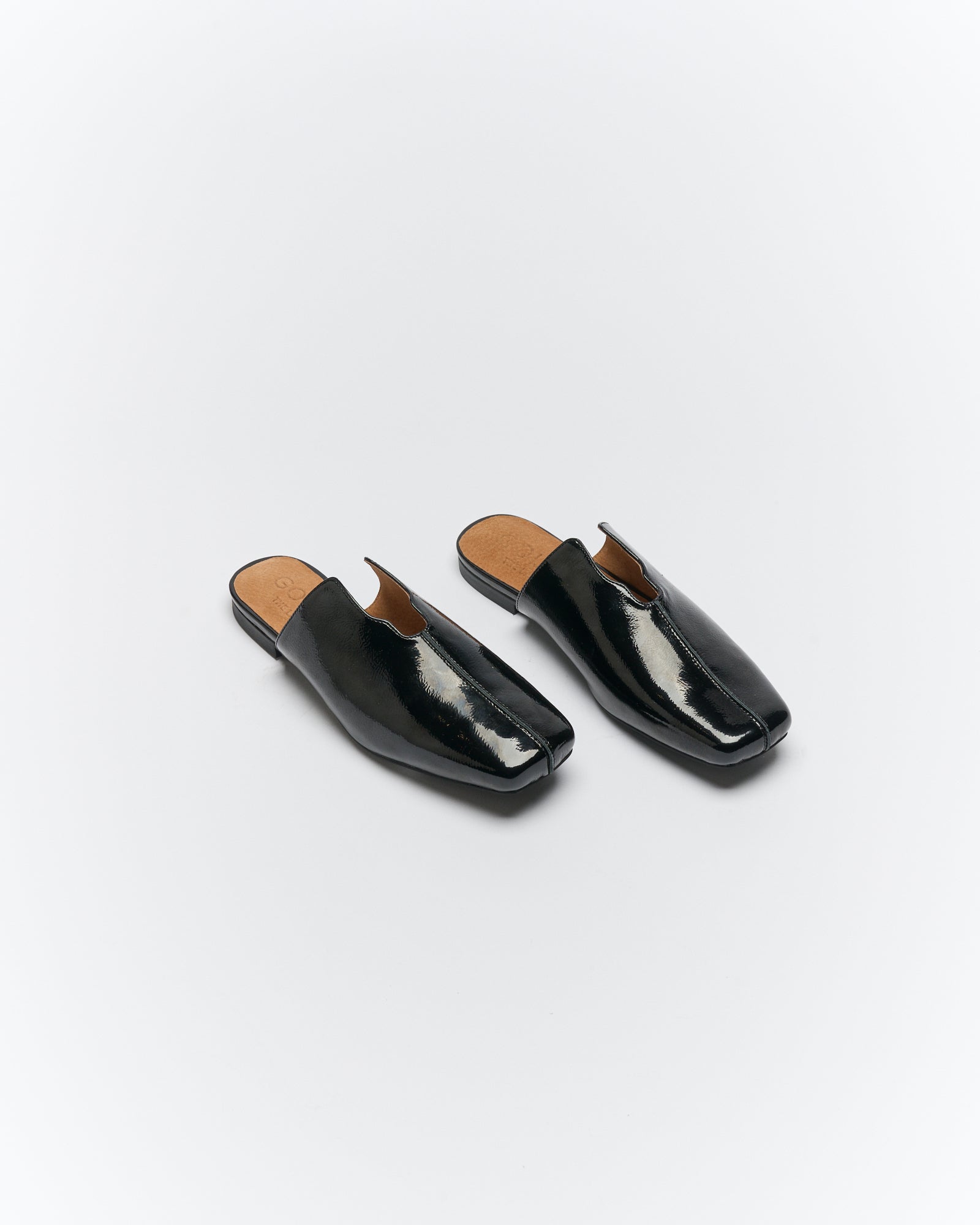 Estelle Leather Mule - Black
