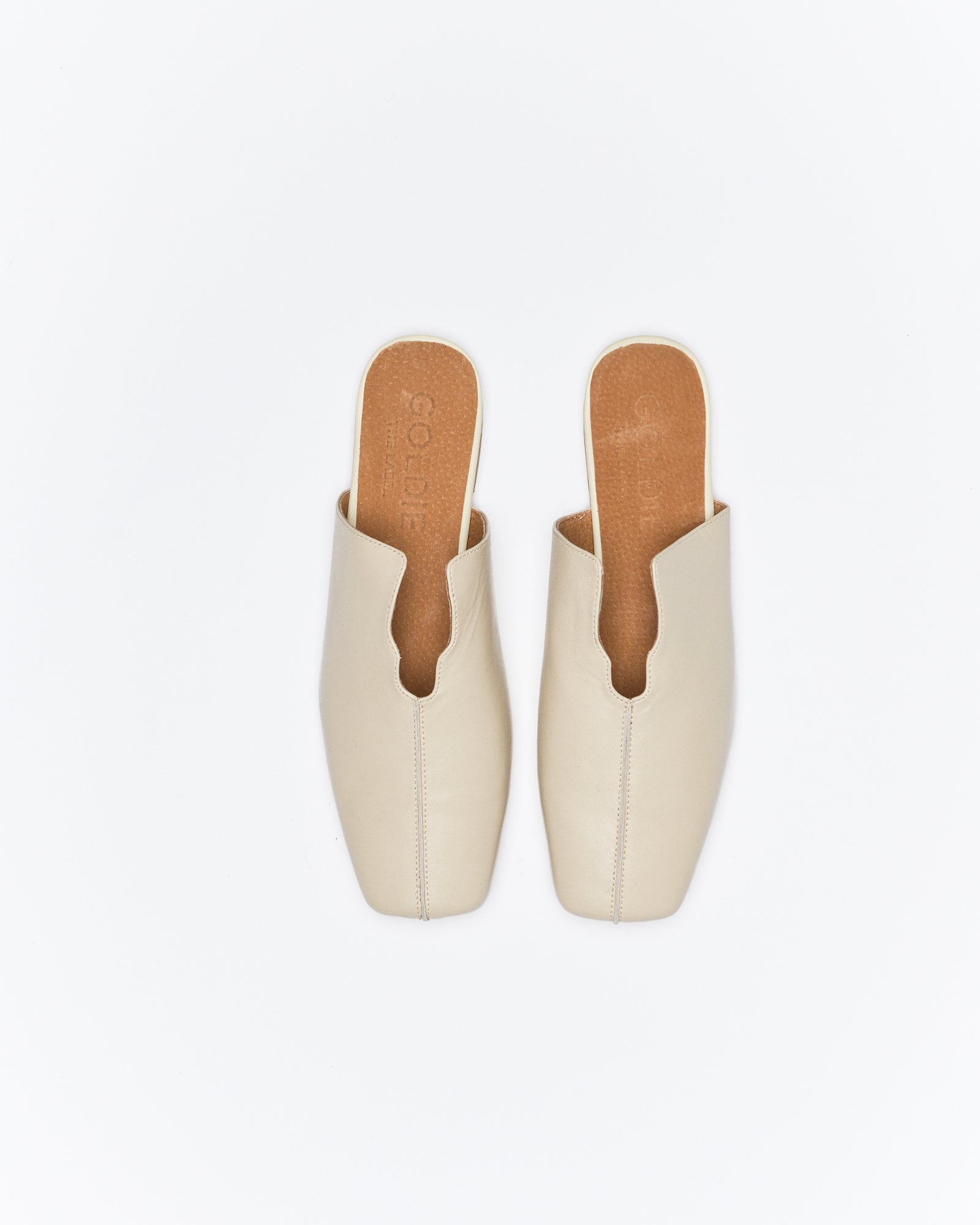 Estelle Leather Mule - Vanilla