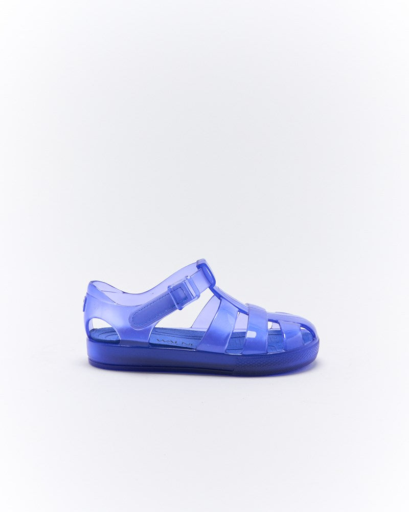 Frankie Sandal Cobalt Girls Sandal Walnut Melbourne