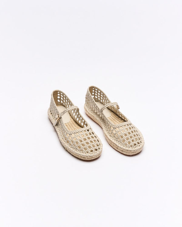 Georgia Espadrille - Bone