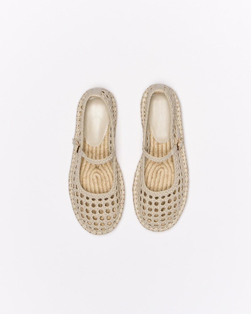 Georgia Espadrille - Bone