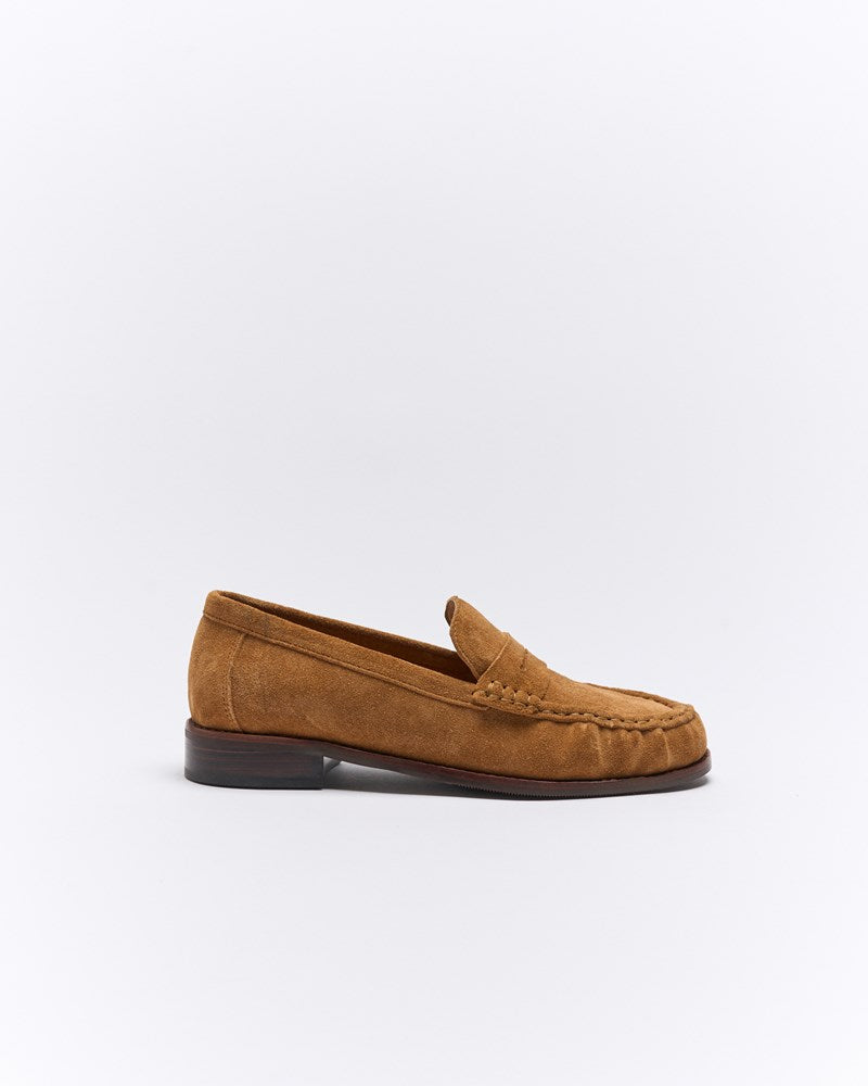 Hawk Leather Loafer - Tan Suede