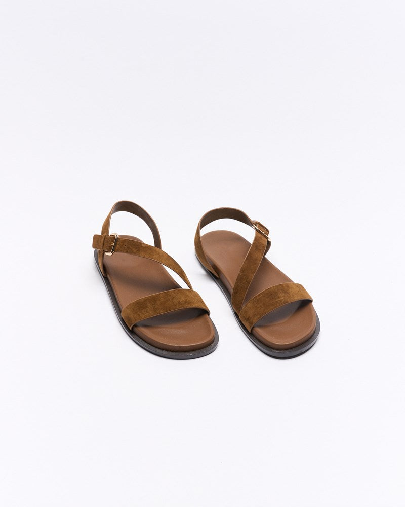Henny Leather Sandal - Toffee