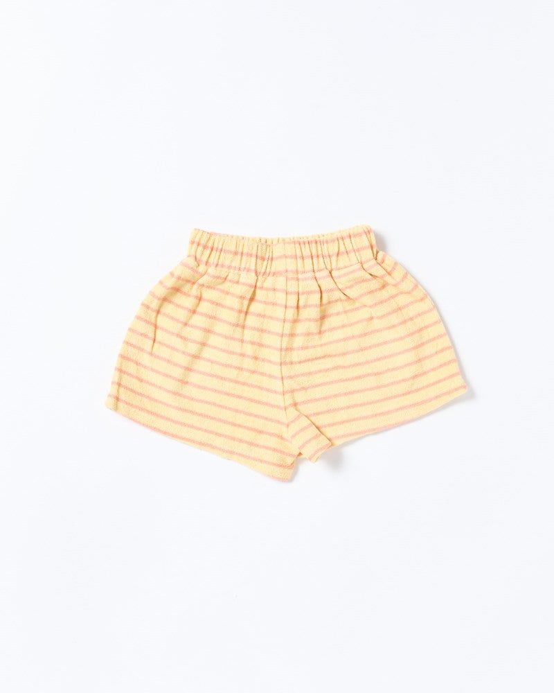 Huey Short - Terry Stripe Yellow