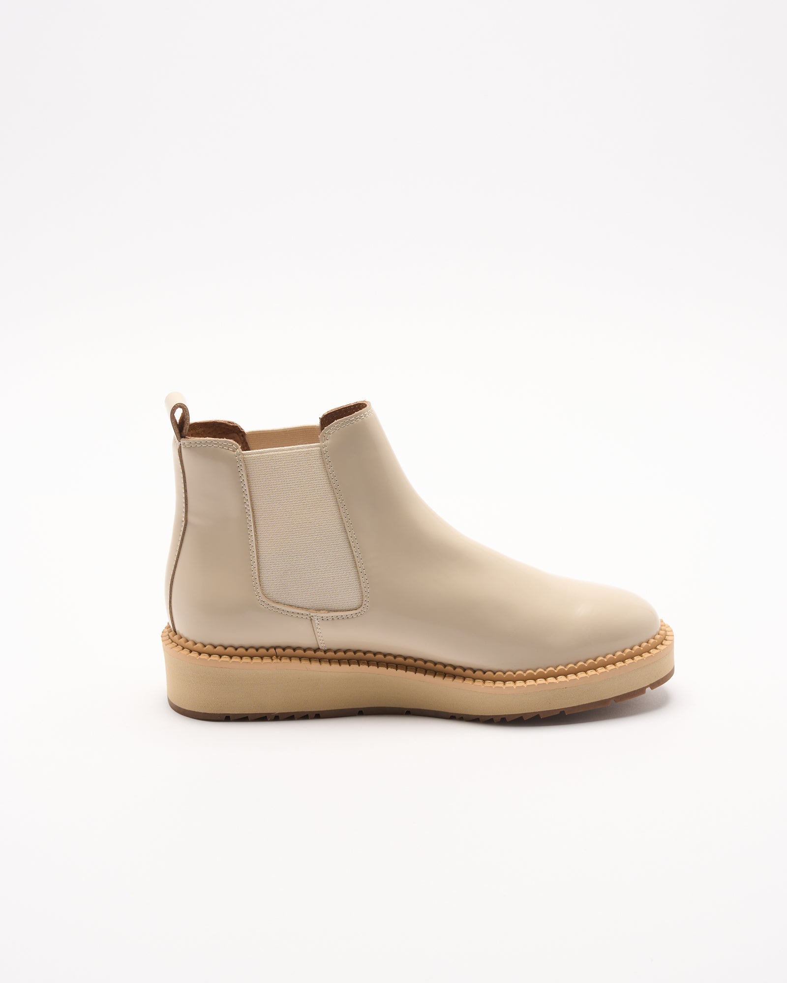 Jade Leather Boot - Vanilla Shine