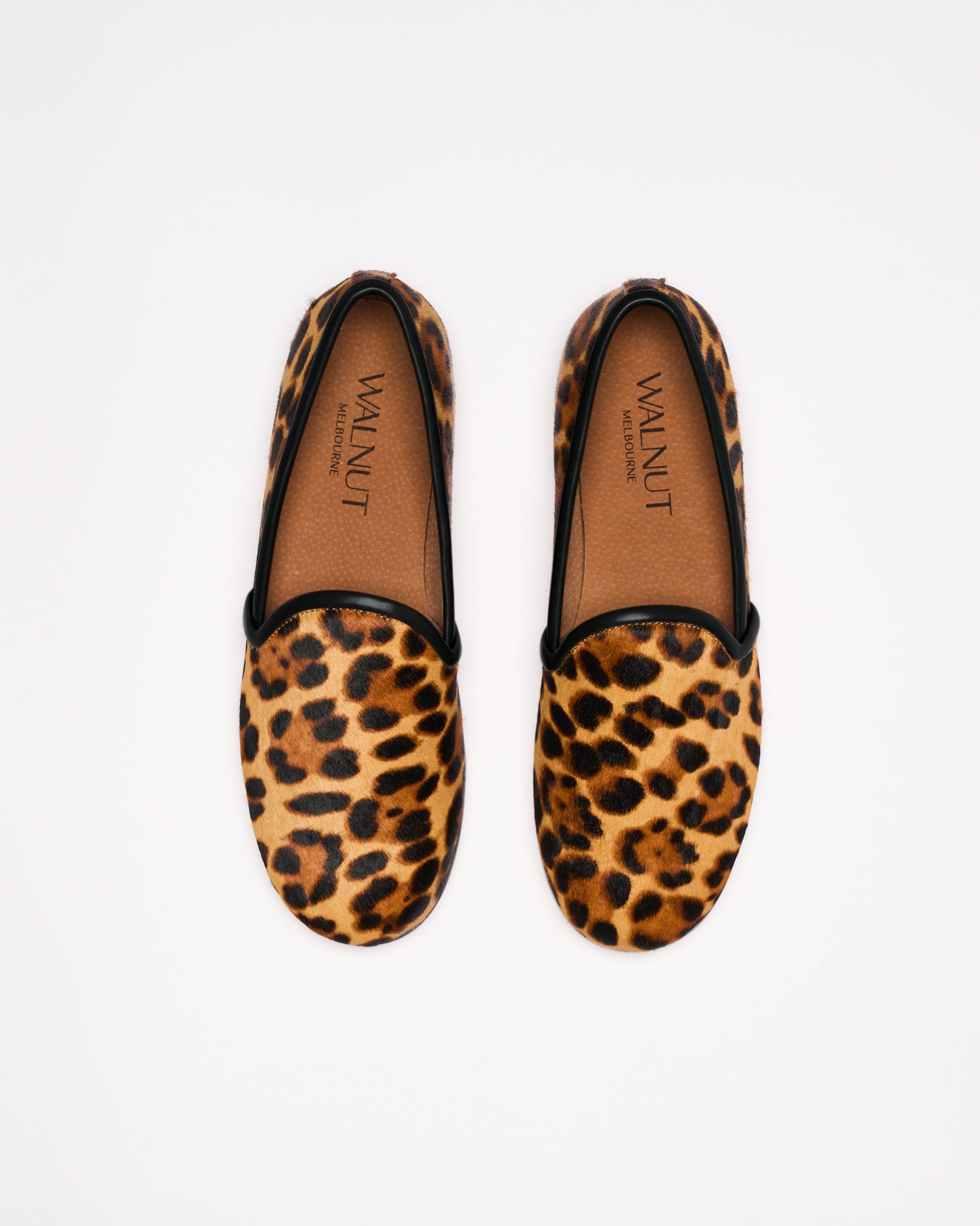 Lulu Leather Loafer - Tan Leopard