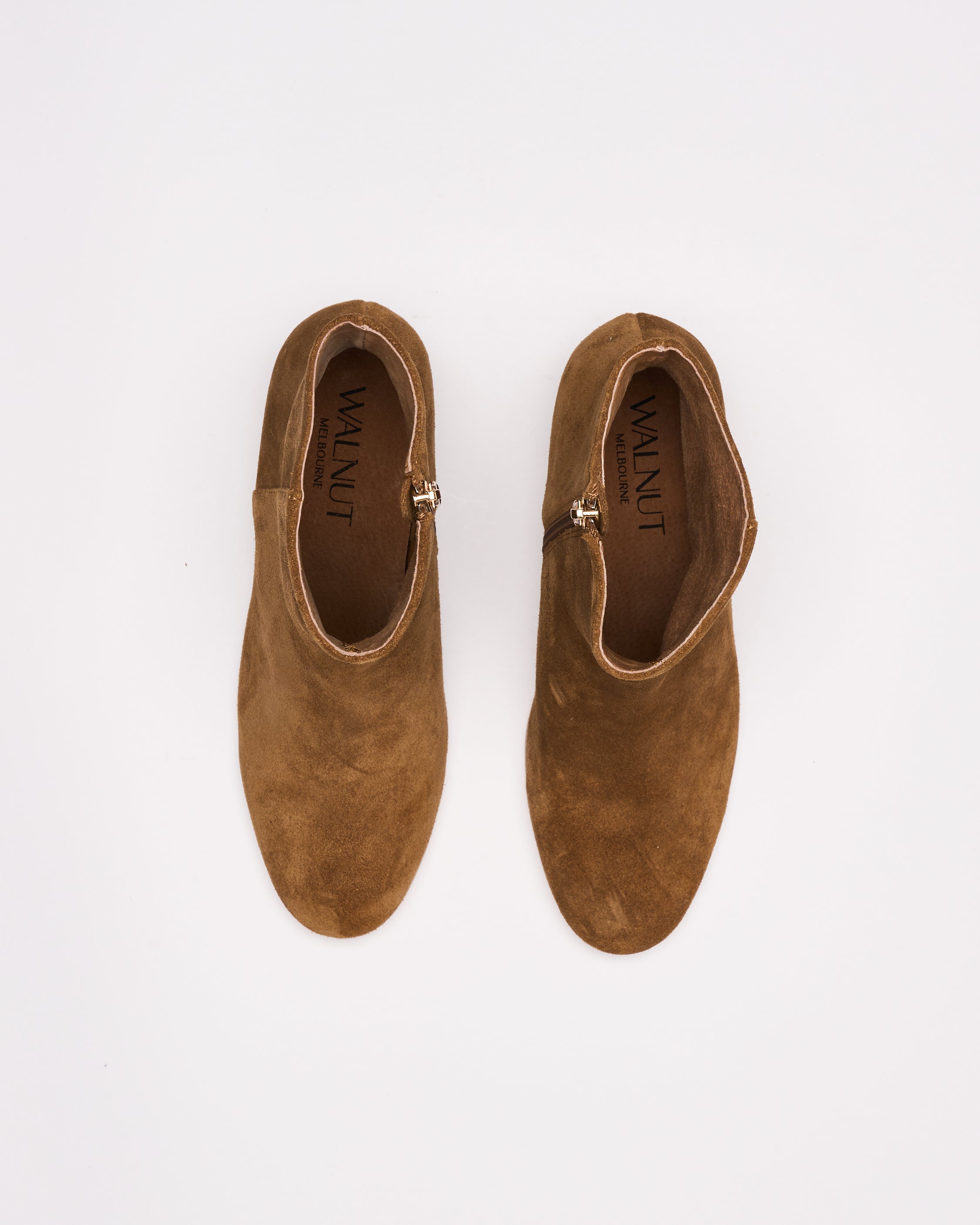 Luna Leather Boot - Tan Suede