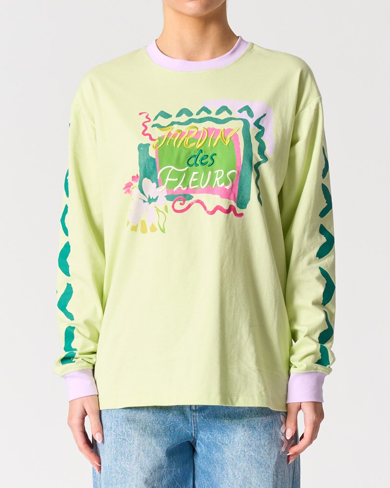 Malibu Long Sleeve Tee - Jardin Des Fleur