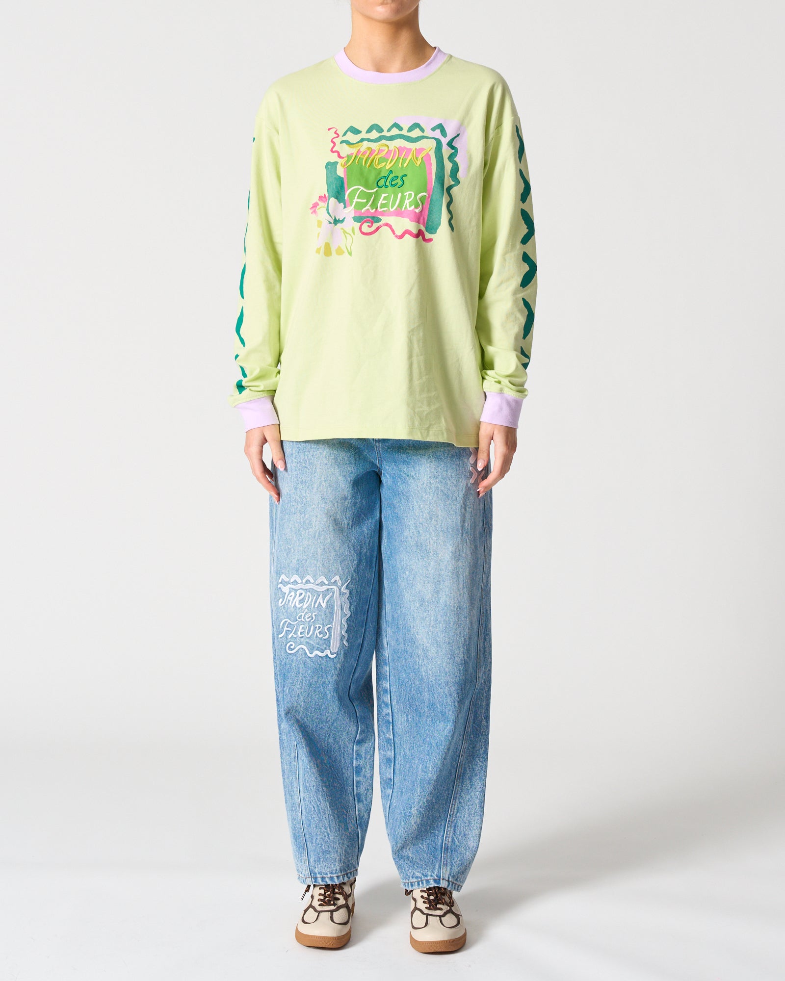 Malibu Long Sleeve Tee - Jardin Des Fleur