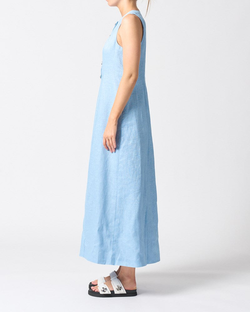 Malta Midi Dress - Sky Blue