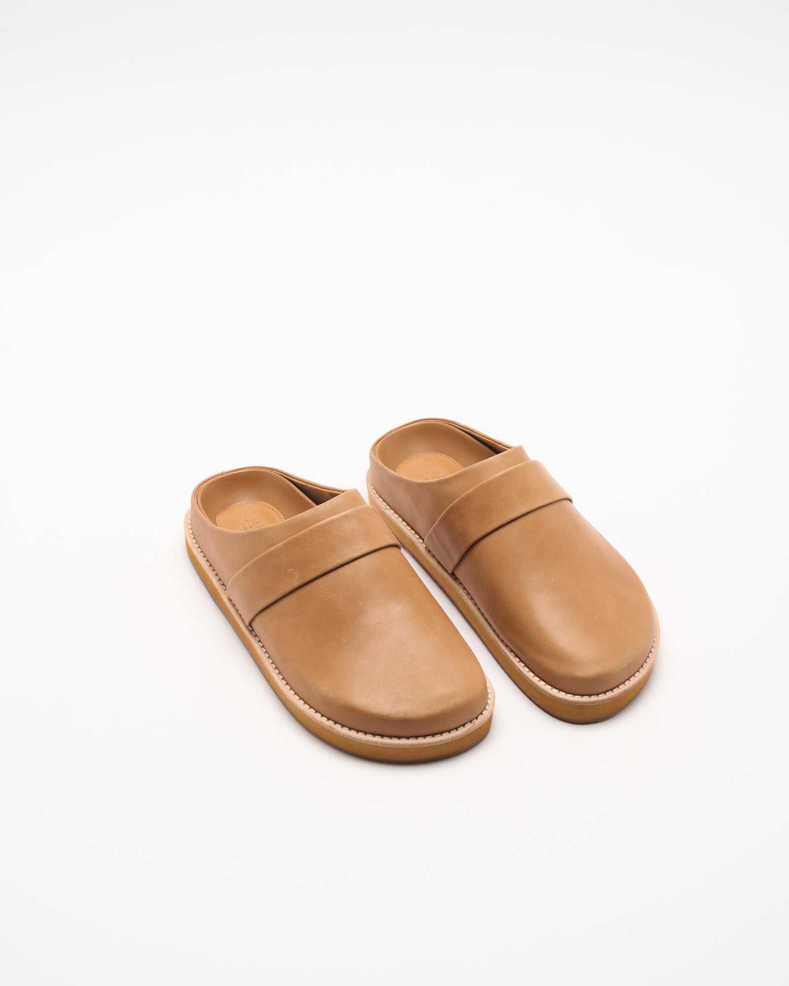 Palmer Leather Mule - Tan