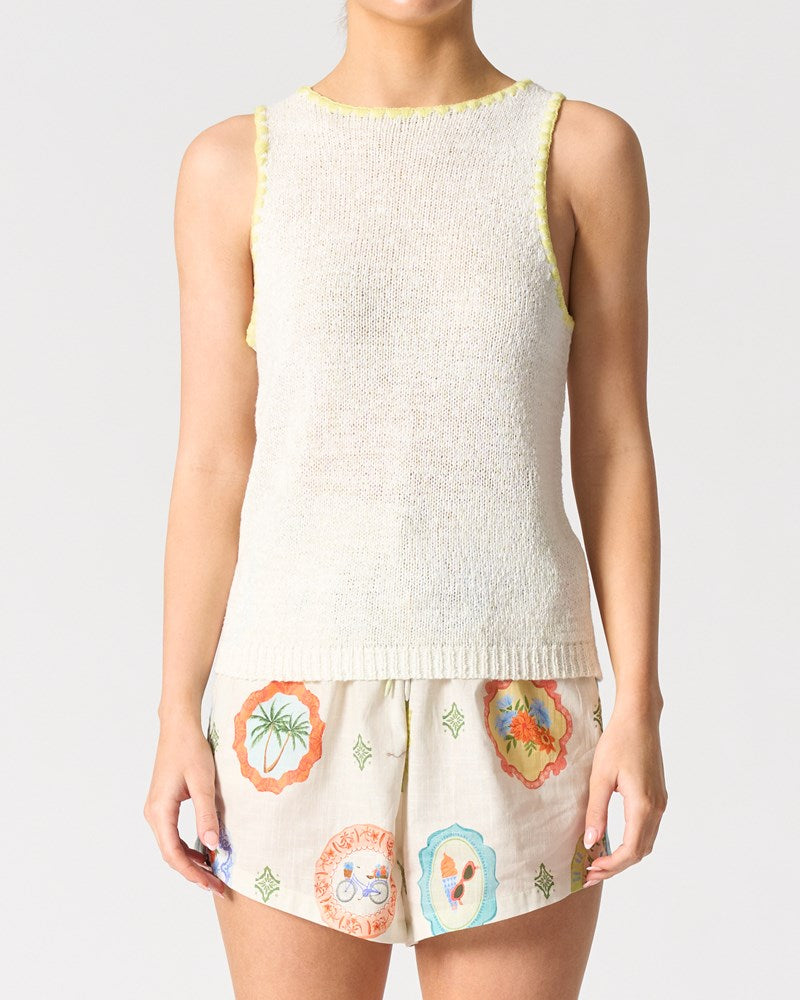 Pasaena tank - White