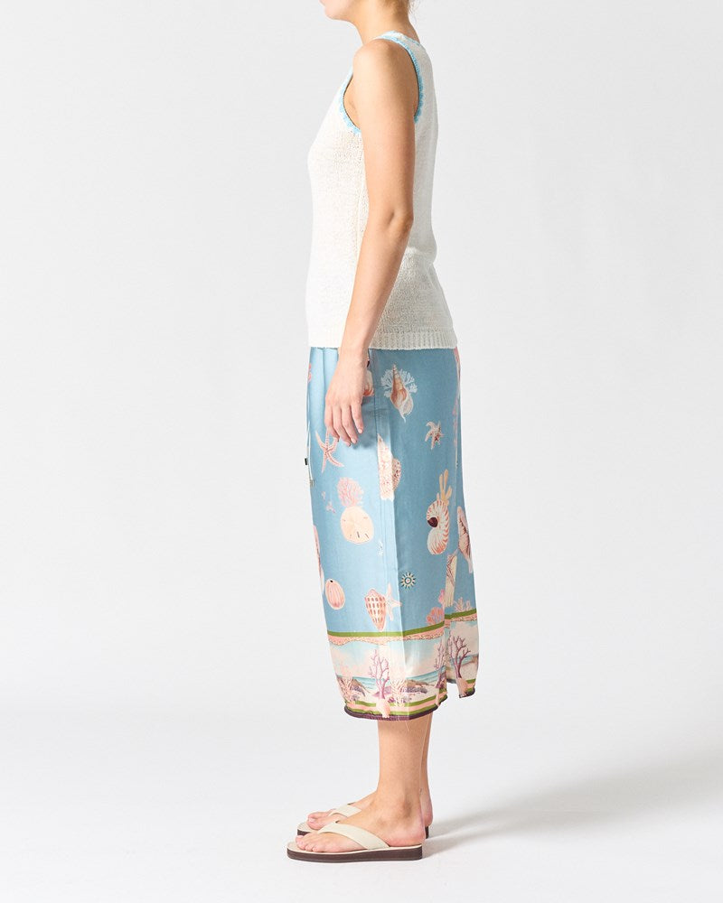 Pasadena Tank - White Blue