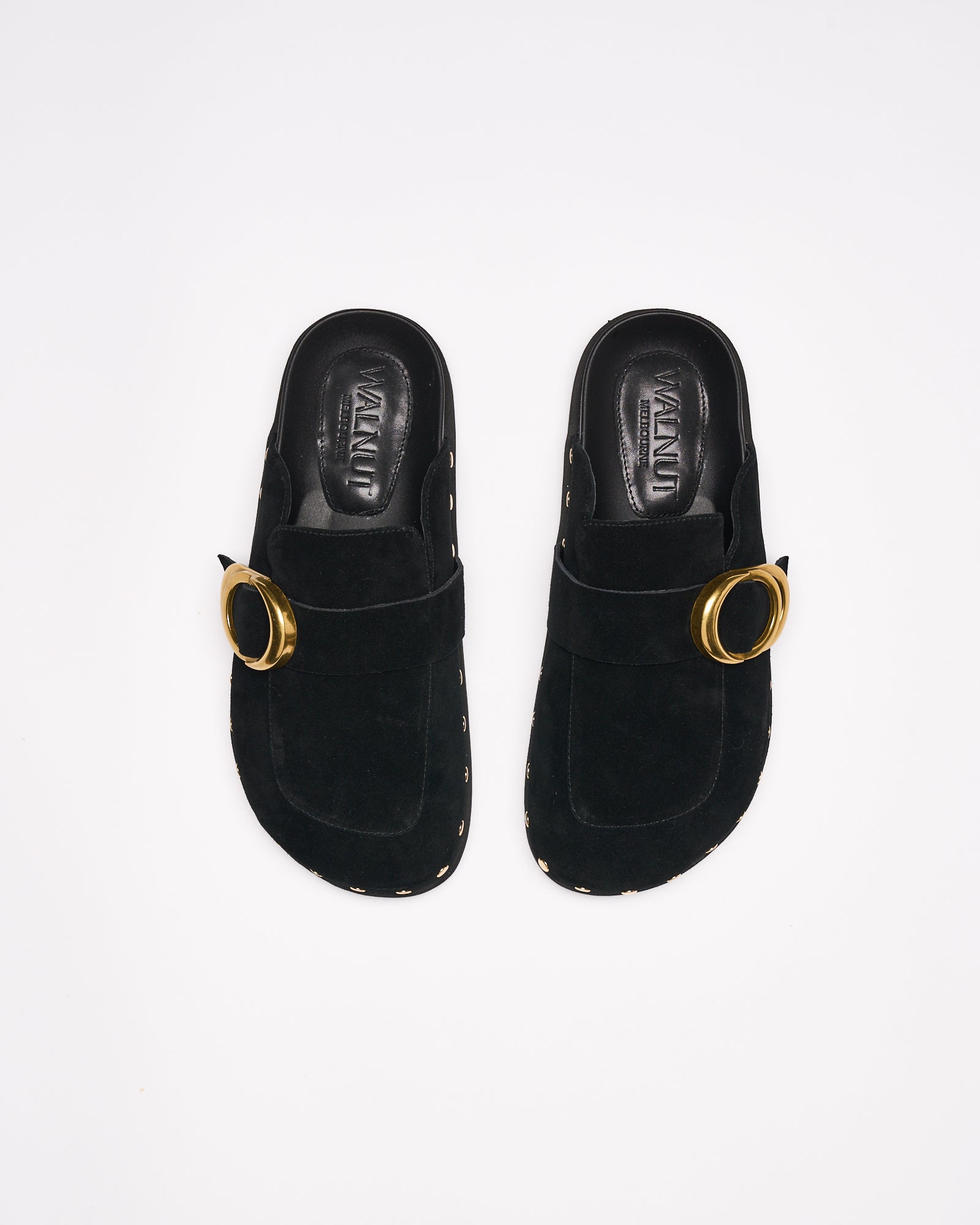 Pascal Leather Mule - Black