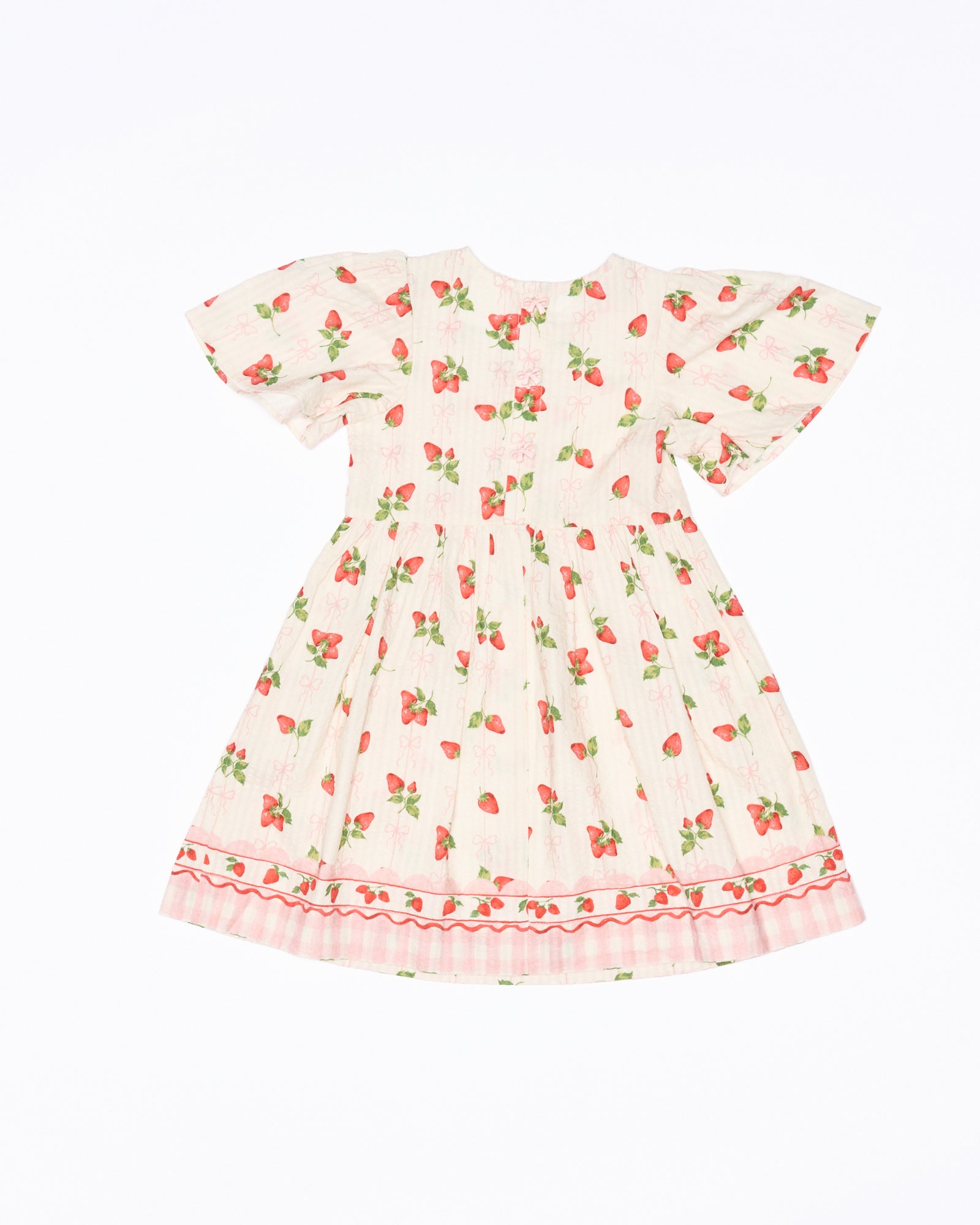 Poppy Dress - Strawberries and Cream