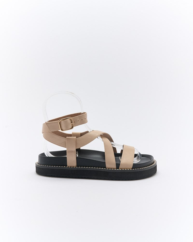 Presly Leather Sandal - Oyster *Pre Order*