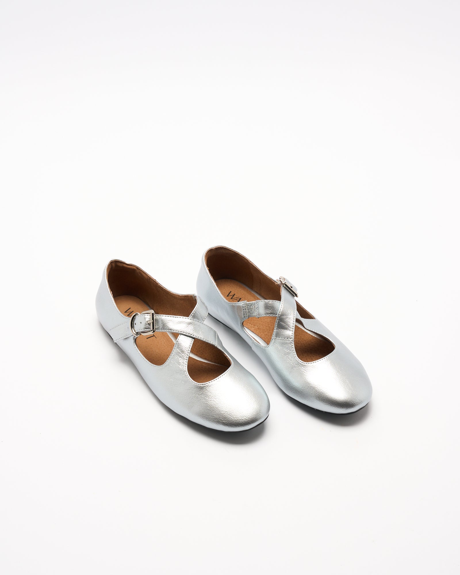 Rani Leather Ballet - Silver