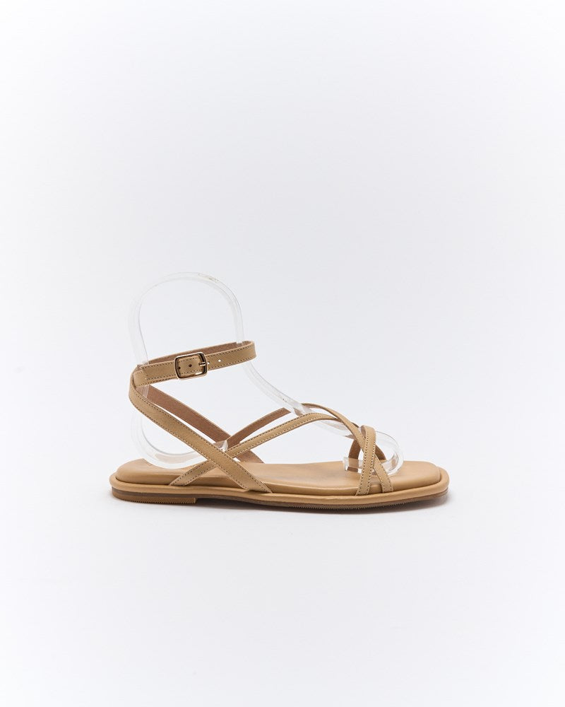 Ripley Leather Sandal - Biscuit