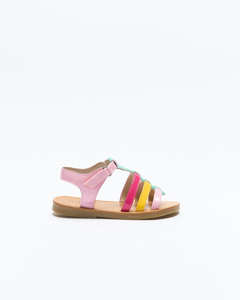Rumi Sandal - Pink Multi