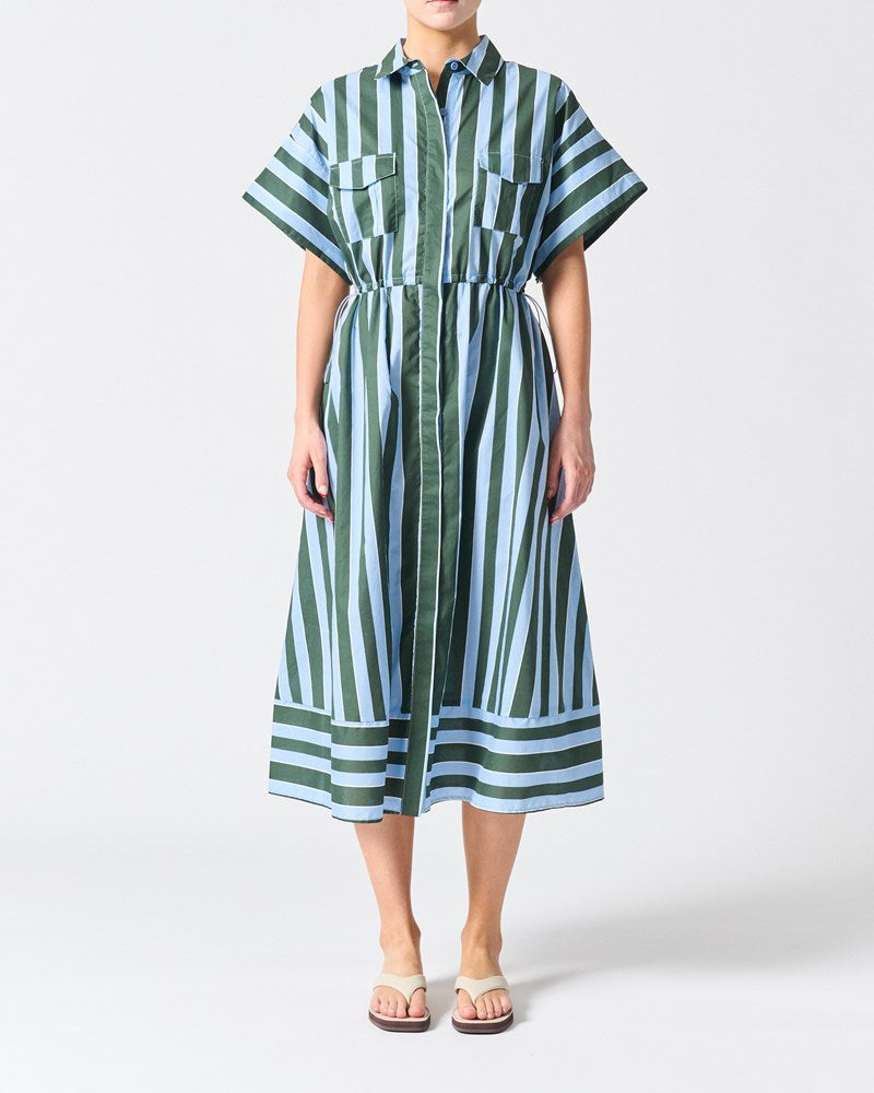 Santiago Dress - Wide Stripe
