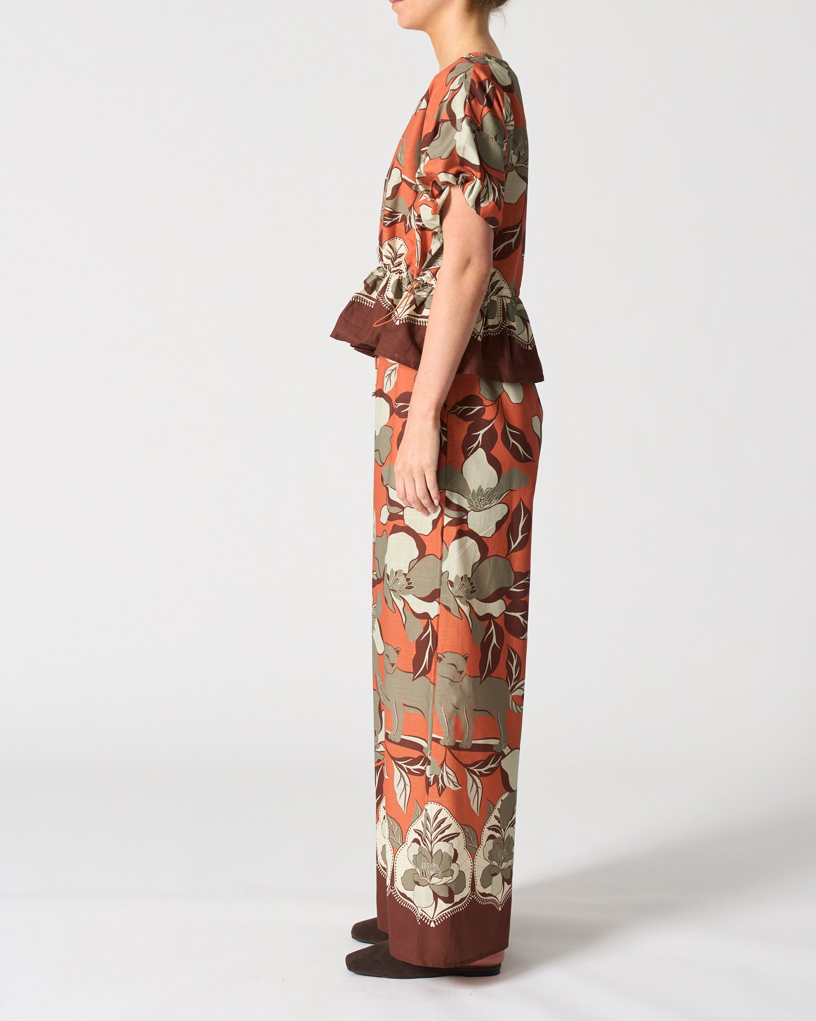 Santiago Top - Jaguar Jungle Orange