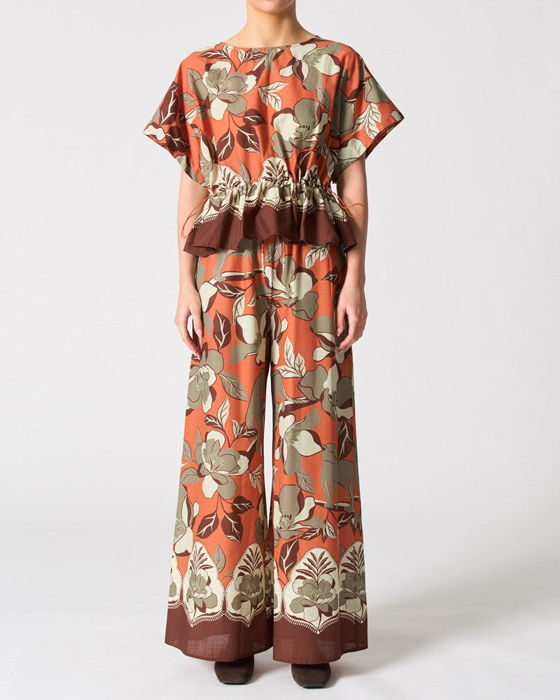 Santiago Top - Jaguar Jungle Orange