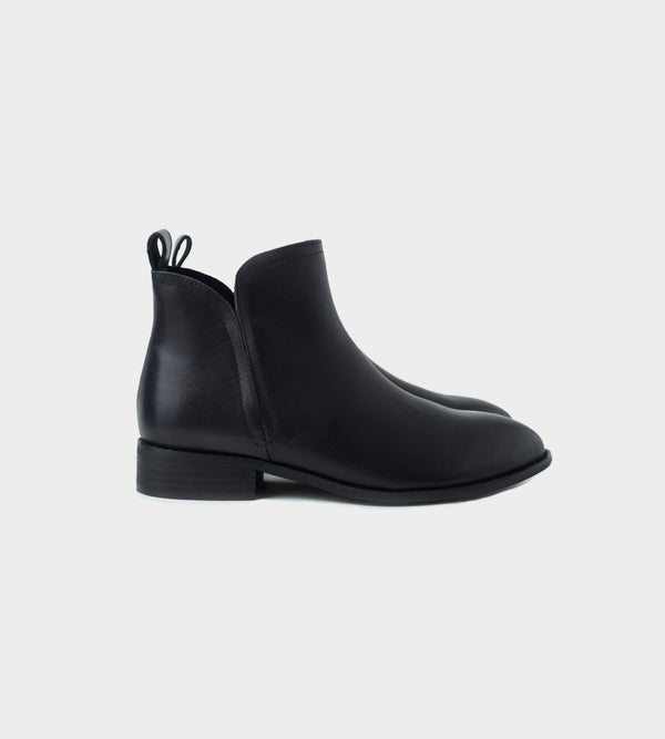 Douglas Leather Boot - Black